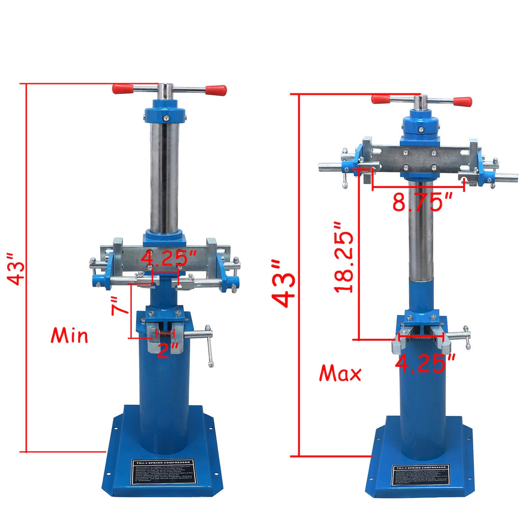 Heavy Duty Hydraulic Spring Coil Compressor for Universal Applications