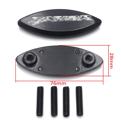 Mirror Block Off Base for Kawasaki Ninja ZX-12R (2000–2006) Black