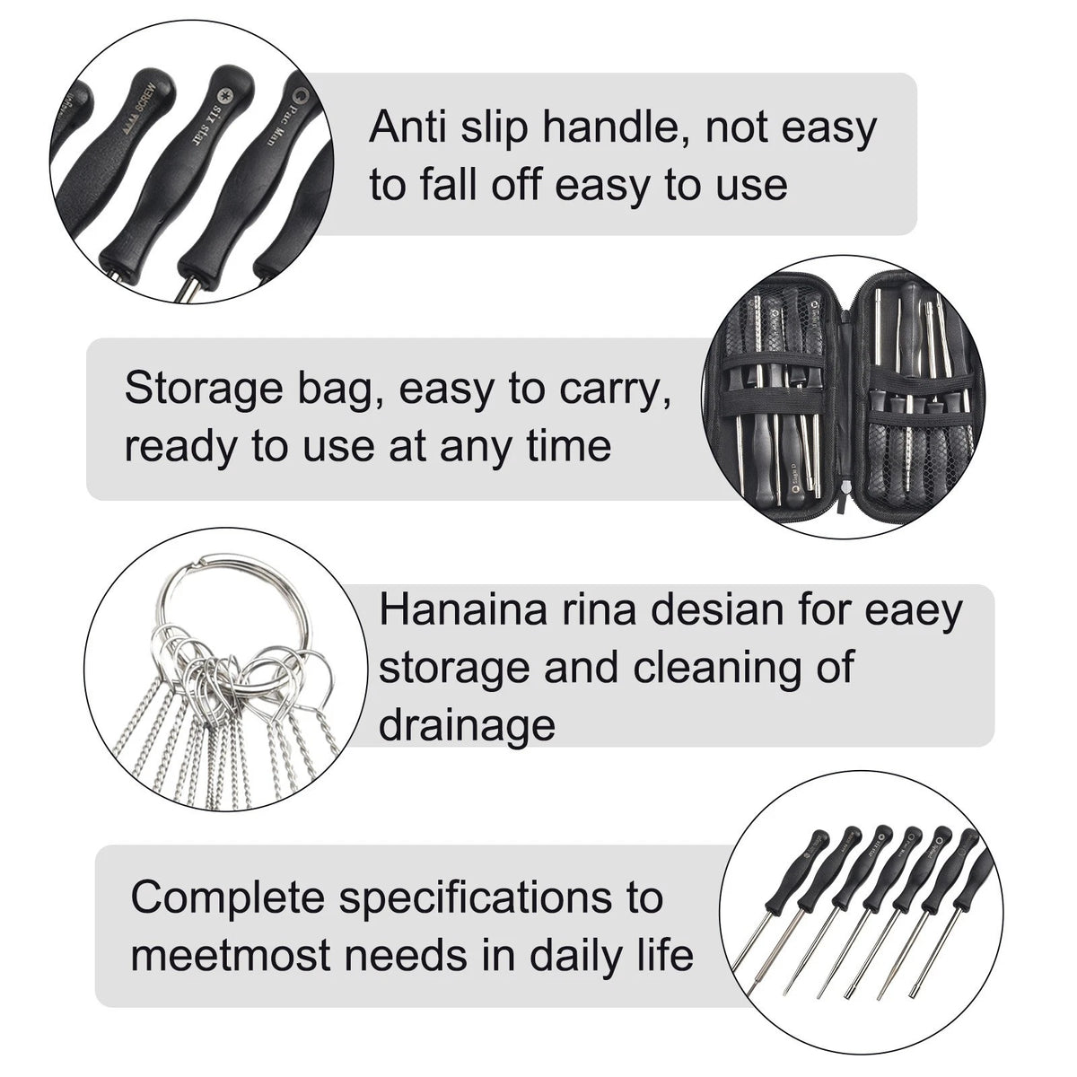 14pcs Carburetor Adjustment Tool Screwdriver Kit for Small Engines
