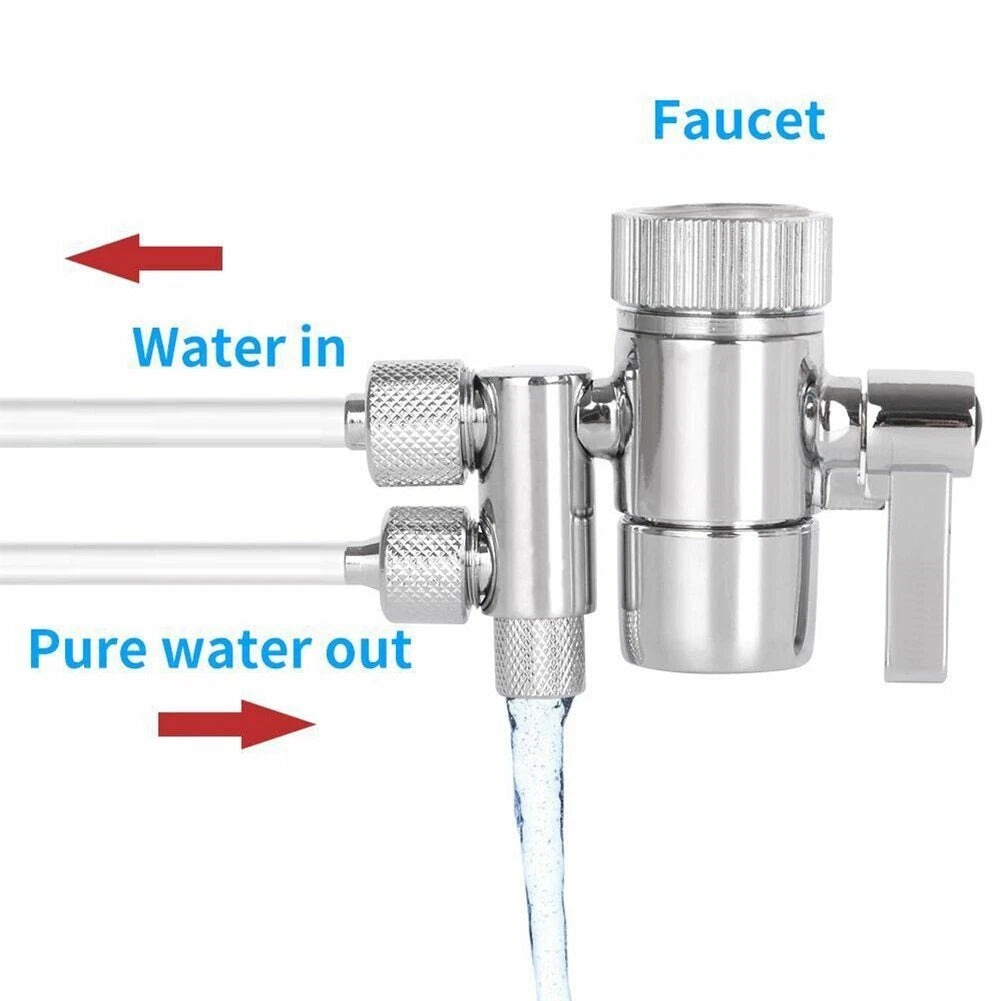 Brass Diverter Valve for eSpring Filter (2-Way Flow)