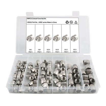 Stainless Steel Conical Screw Cap Tapered Cone Nut for
