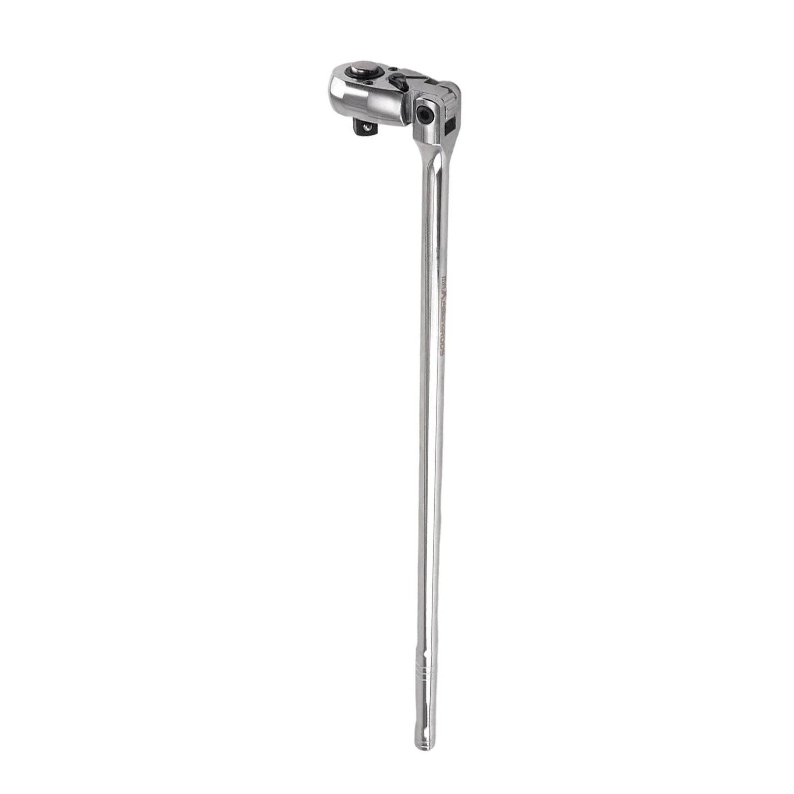 Extra Long 1/2in Drive Flex Ratchet Handle 24in 72 Teeth Reversible Chrome