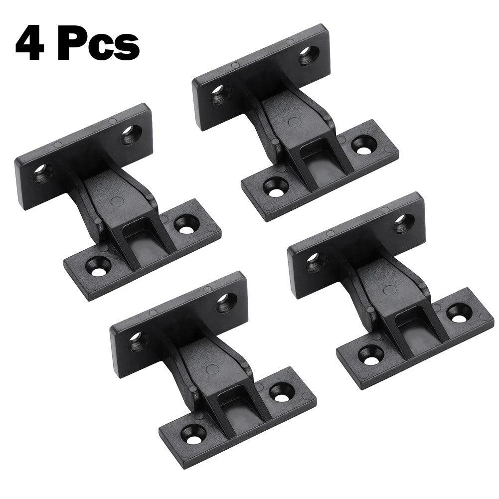 Set of 4 Push In Fittings Panel Clips for Kitchen Cabinet Plinth