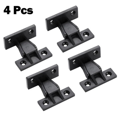 Set of 4 Push In Fittings Panel Clips for Kitchen Cabinet Plinth