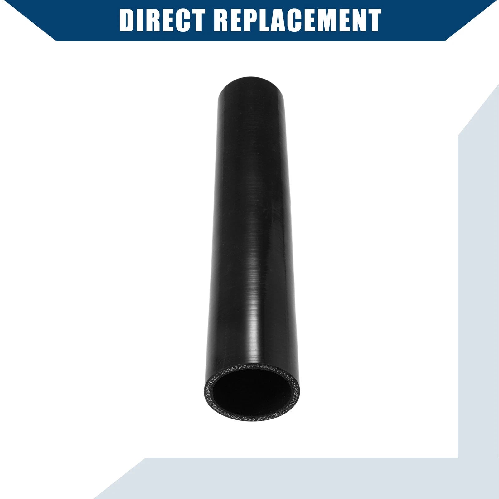 Silicone Coupler Hose for Car Intercooler 1.75" ID Black