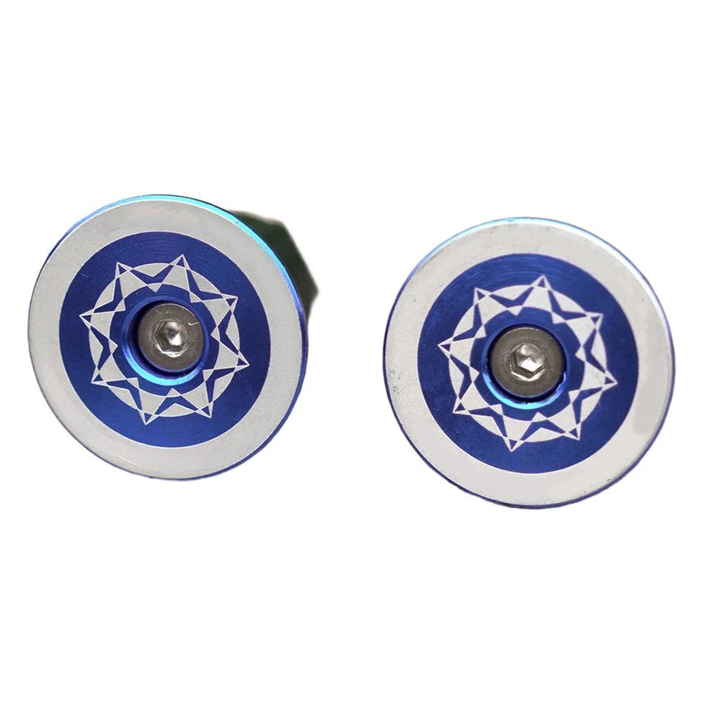 Bicycle Handlebar Cap for 22-24mm Bars (Expandable Aluminum Alloy)
