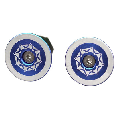 Bicycle Handlebar Cap for 22-24mm Bars (Expandable Aluminum Alloy)
