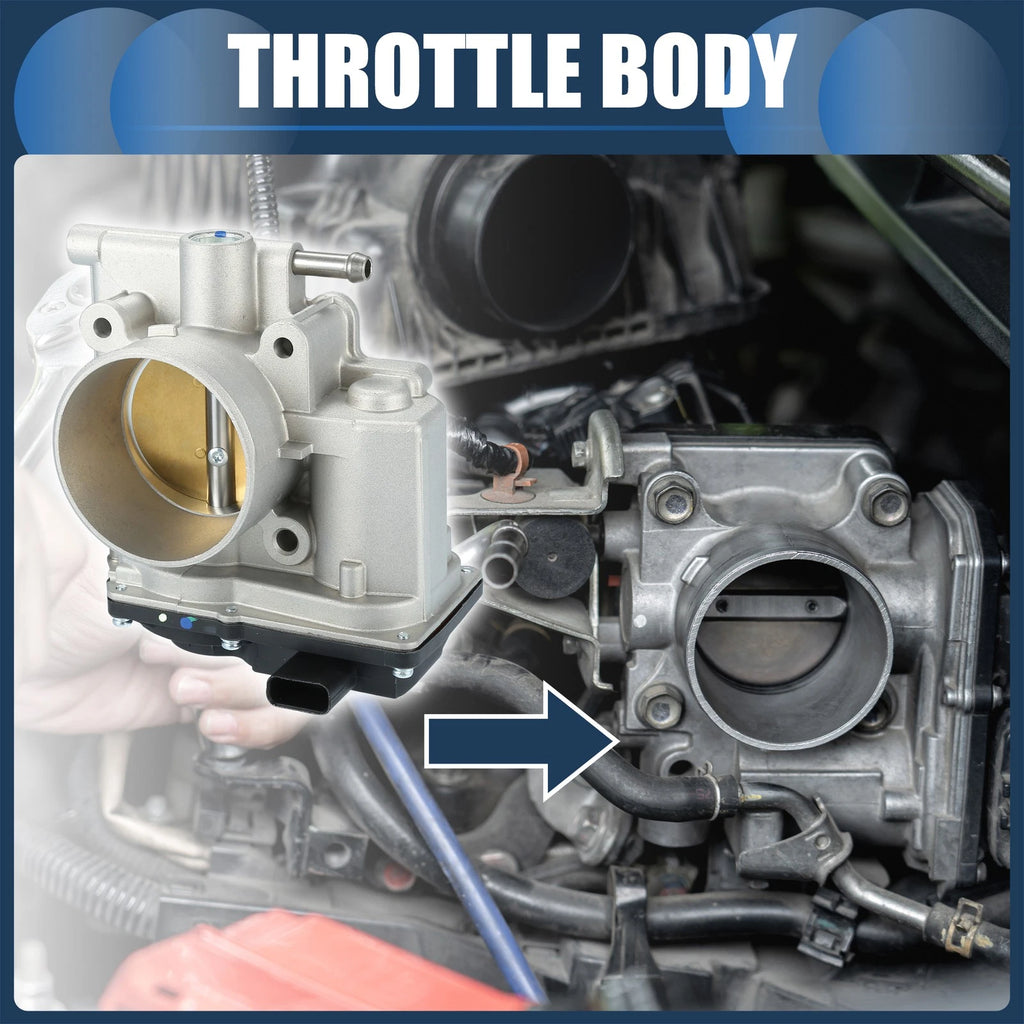 Throttle Body Assembly Replacement for Mazda 3 5 6 CX-7 2.5L (2004–2011)