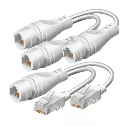 RJ45 Outdoor Waterproof Adapter Network Splitter Connector (1 to 2)