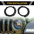1 Pair Headlight Mount Bracket for Jeep Wrangler JK (2007–2017)