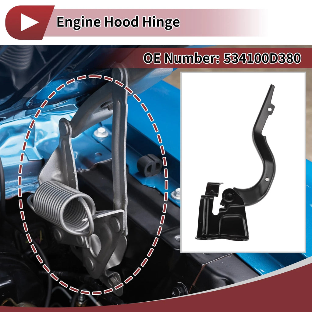 Hood Hinge for Toyota Vios (2014–2017) Right Side Replacement