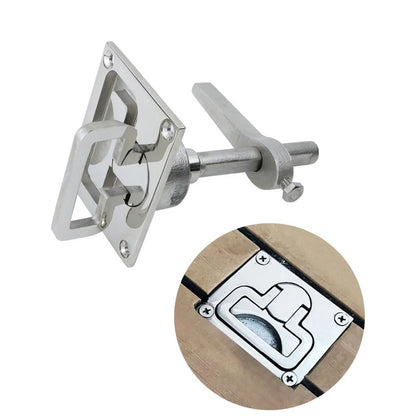 Floor Lock 316 SS Square 80x67x110mm for Marine Deck and Hatch Systems