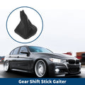Gear Shift Stick Gaiter Black Leather Replacement for BMW E60 E61 (2004–2008)