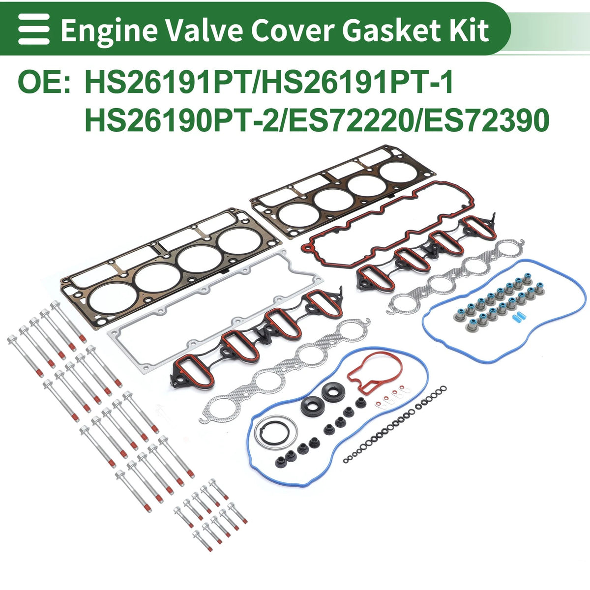 Engine Valve Cover Gasket Kit for Chevrolet Suburban 1500 5.3L (2002–2004)
