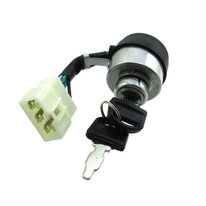 6 Wire On Off Start Ignition Key Switch for Chinese Generator (Gasoline)