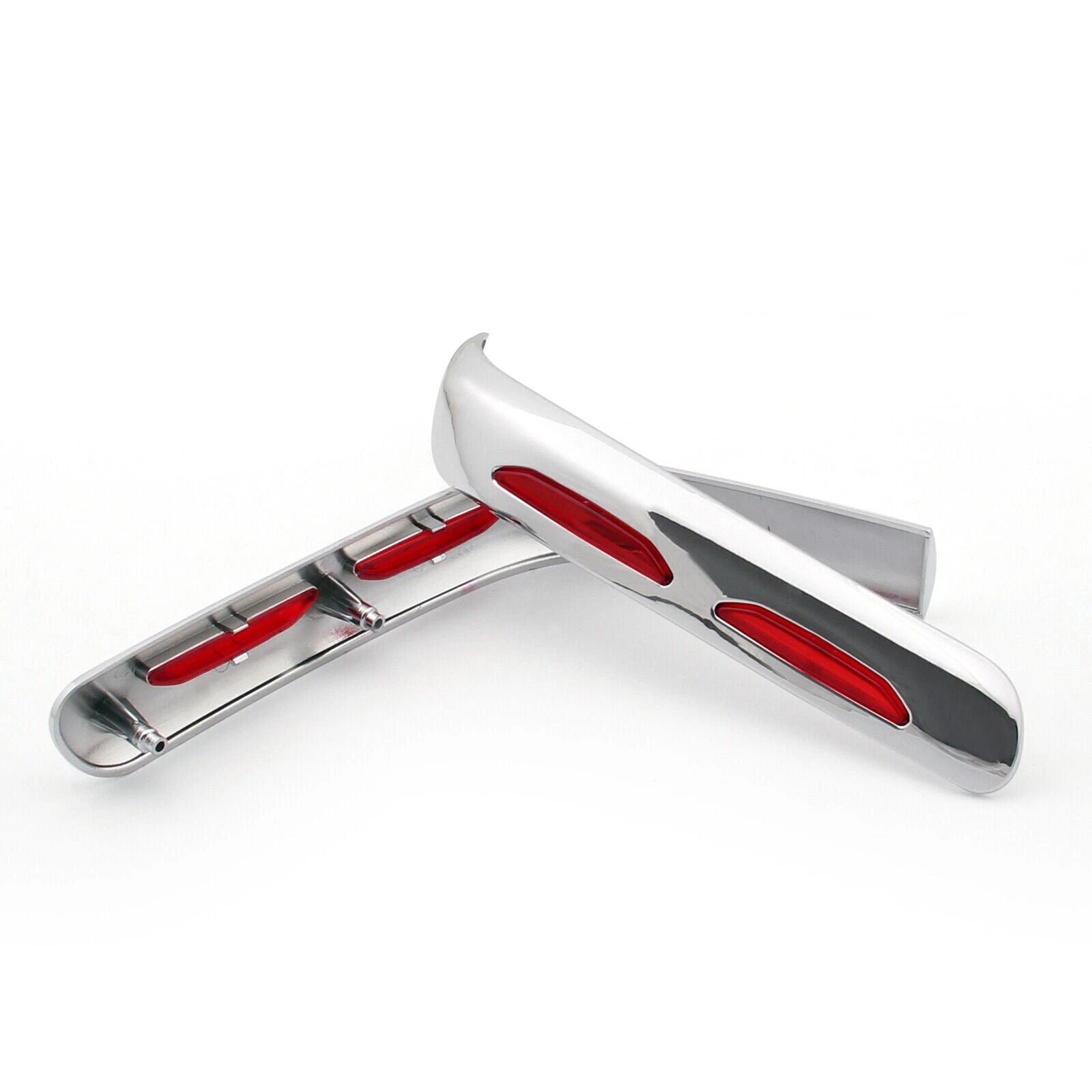 Set of 4 Chrome Fairing Trunk Trim for Honda Goldwing GL1800 (2001–2011)