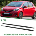 2pcs Front Left Right Window Weatherstrip Seal Replacement for Toyota Yaris (2007–2013)