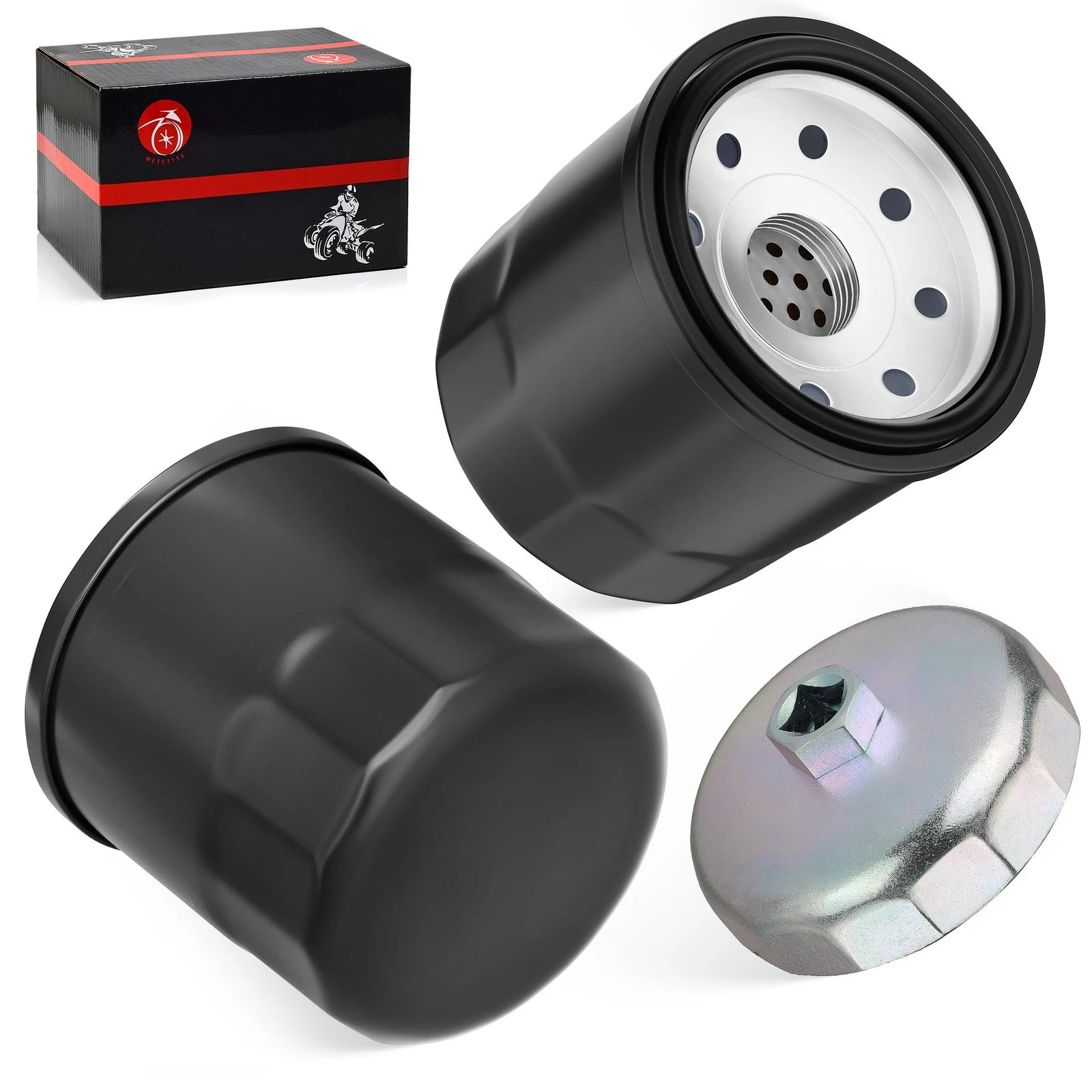 Oil Filter + Wrench for Kawasaki Ninja 300 500 650 (2013–2023)