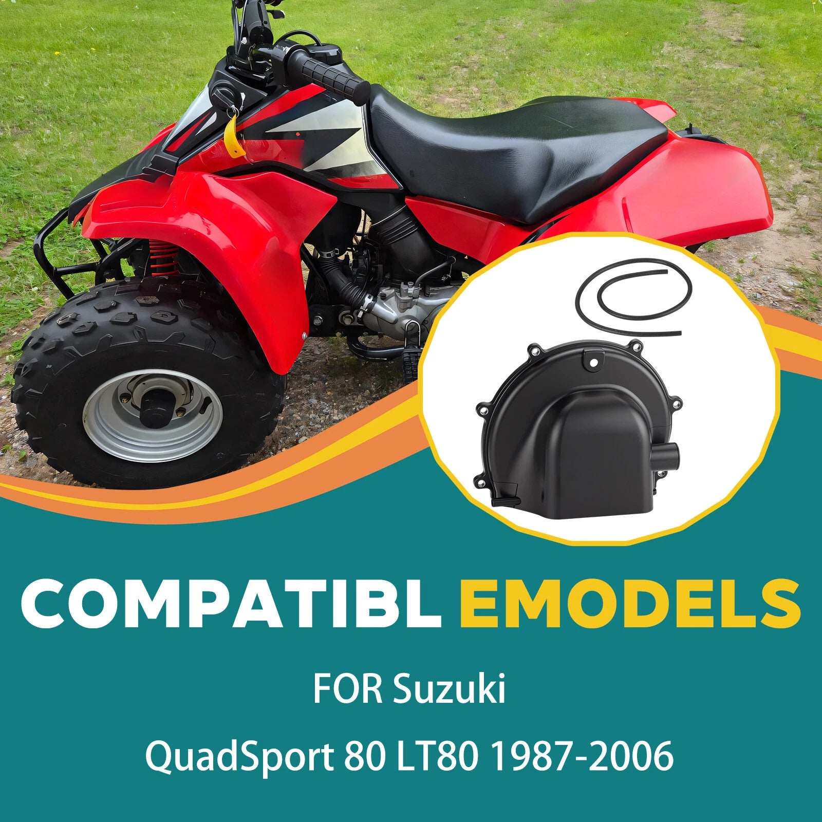 Cooling Fan Cover for Suzuki LT80 Quadsport (1987–2006)