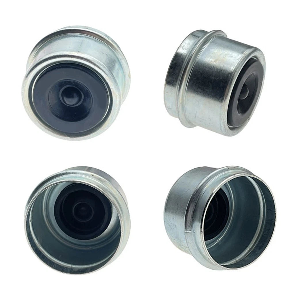 Set of 2 Trailer Axle Dust Cap Cups for Lube & Standard Hubs