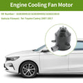 Radiator Fan Motor Replacement for Toyota Camry (2007–2017)