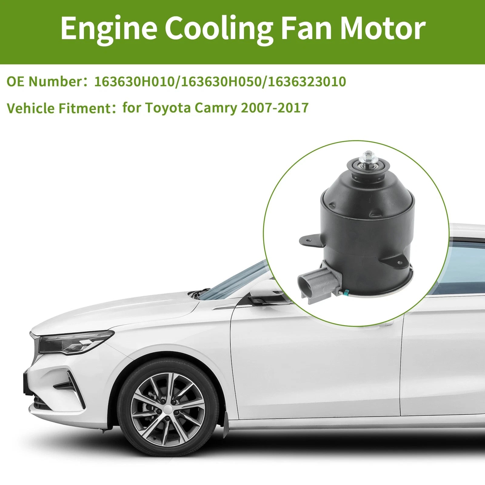Radiator Fan Motor Replacement for Toyota Camry (2007–2017)