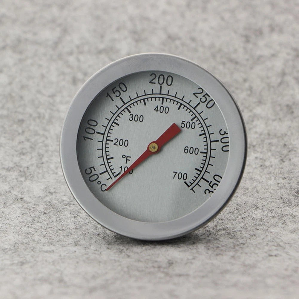 Bimetal Thermometer for BBQ Grills Ovens (4cm Probe, 5.2cm Face)