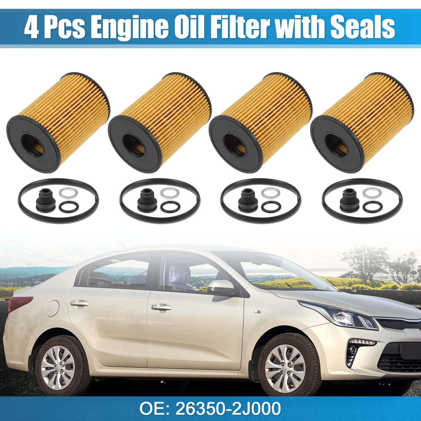 Engine Oil Filter Replacement for Hyundai Elantra (2012–2018)