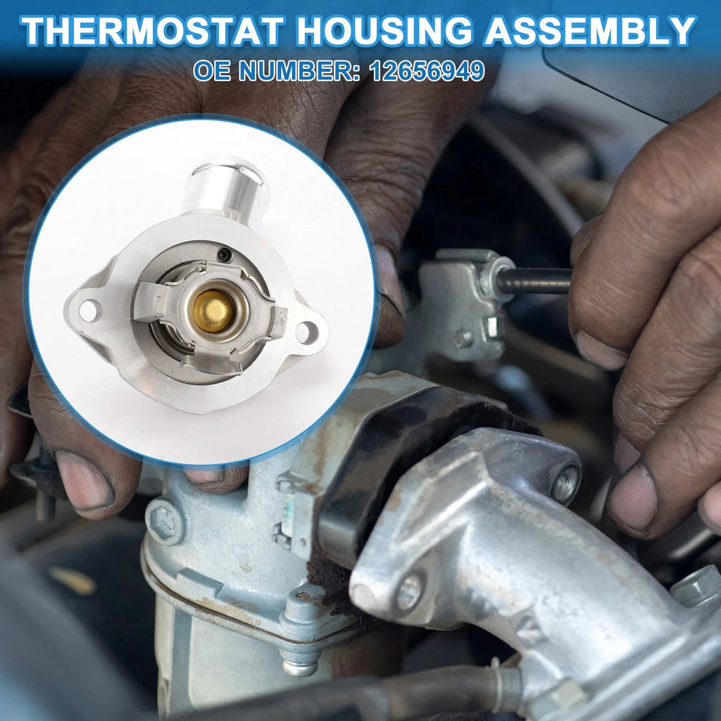 Engine Coolant Thermostat Housing Assembly for Chevrolet Cruze 2016-2019