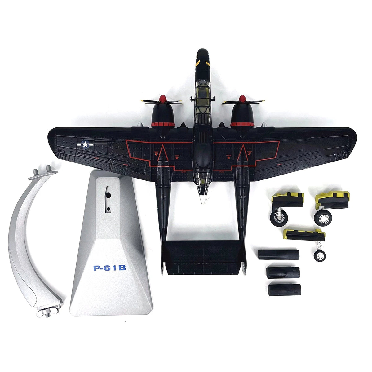 1/72 Scale P-61B Black Widow Model for WWII USA Air Force (1941–1945)