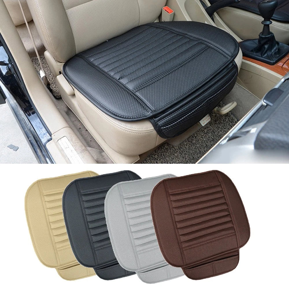 Front Seat Cover for Universal Fit Cars (Breathable PU Leather)