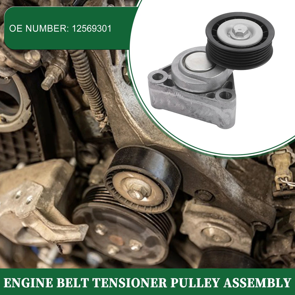 Engine Belt Tensioner Pulley Assembly for Chevrolet SS (2014–2017)