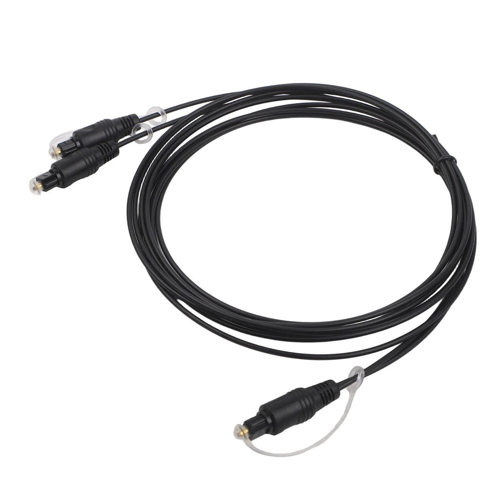 Optical Audio Splitter 1 Input 2 Output for Home Theater Setup