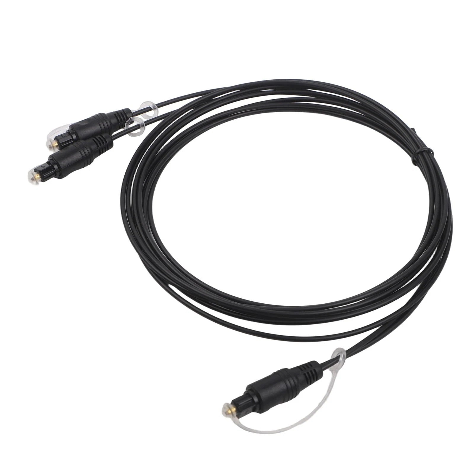 Optical Audio Splitter 1 Input 2 Output for Home Theater Setup