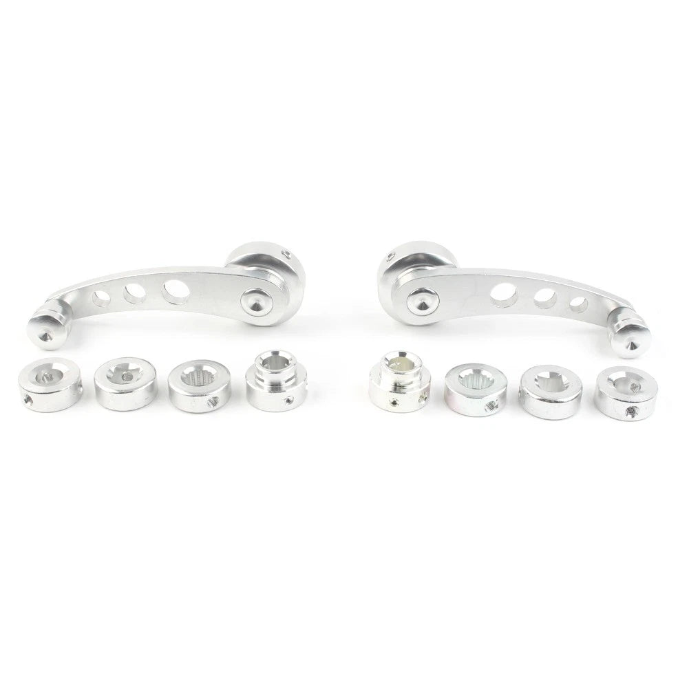 2Pcs Aluminum Alloy Window Handle Crank for Universal Fit