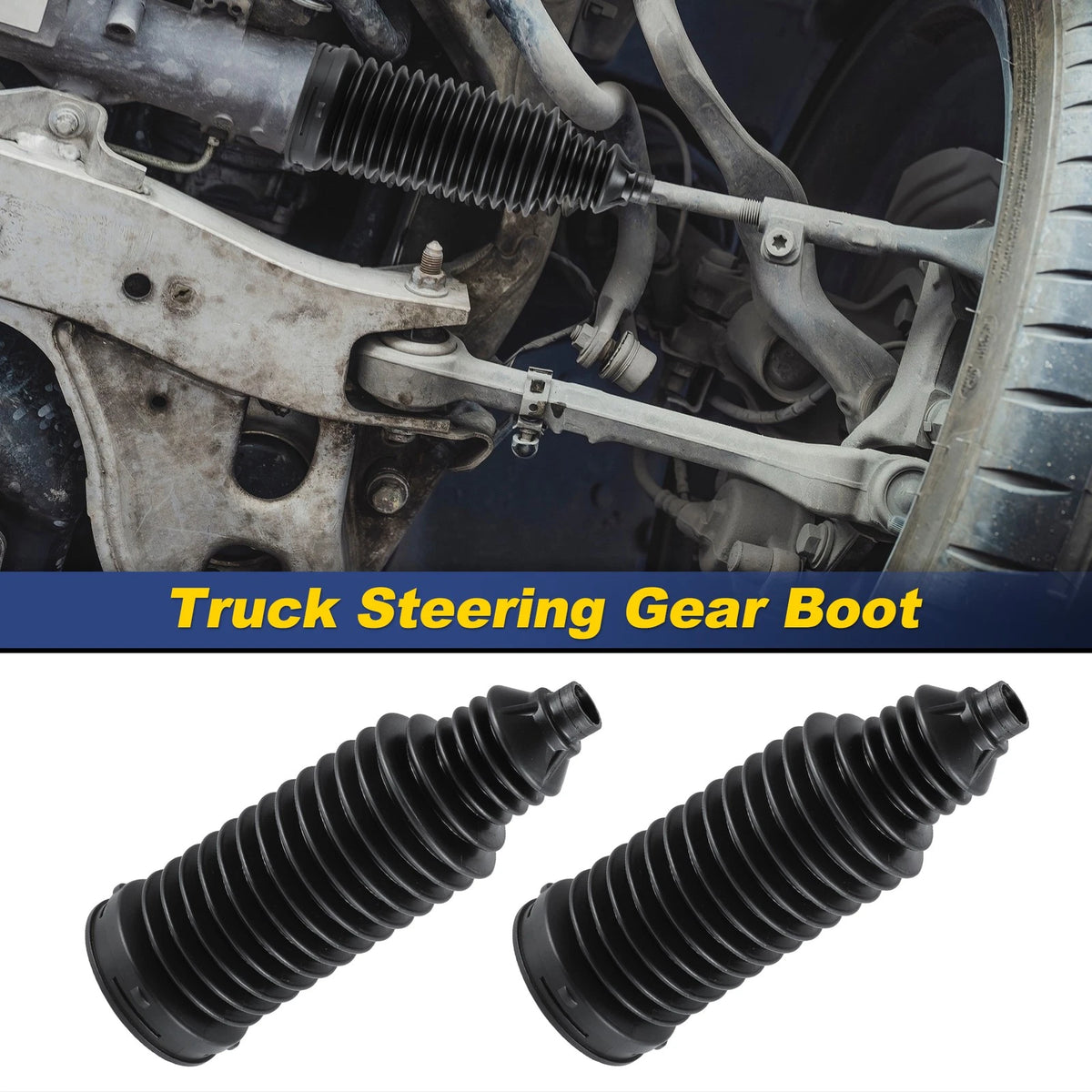 2X Steering Gear Boot Bellow for Ram 1500 (2013–2025) 68166674AA