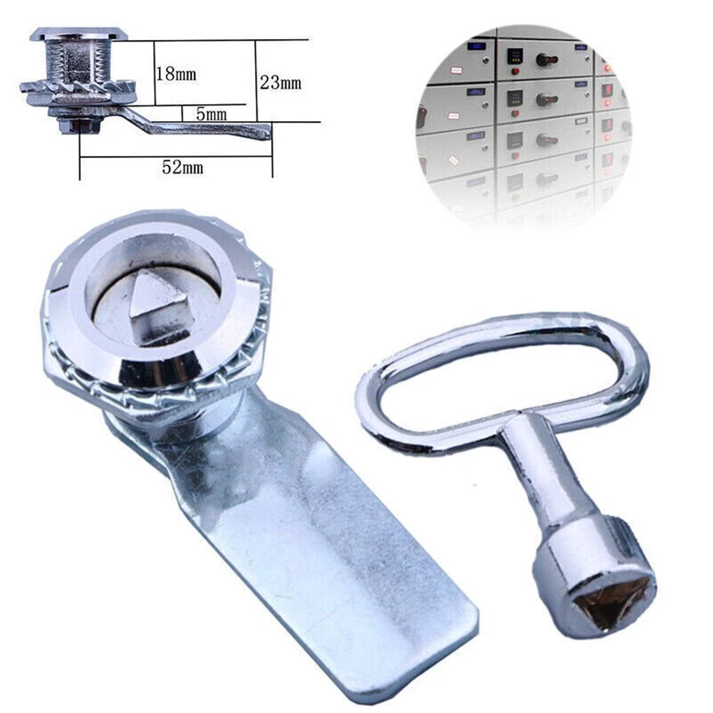 Iron Gas Electric Meter Cam Lock Key Set for Cabinet Box