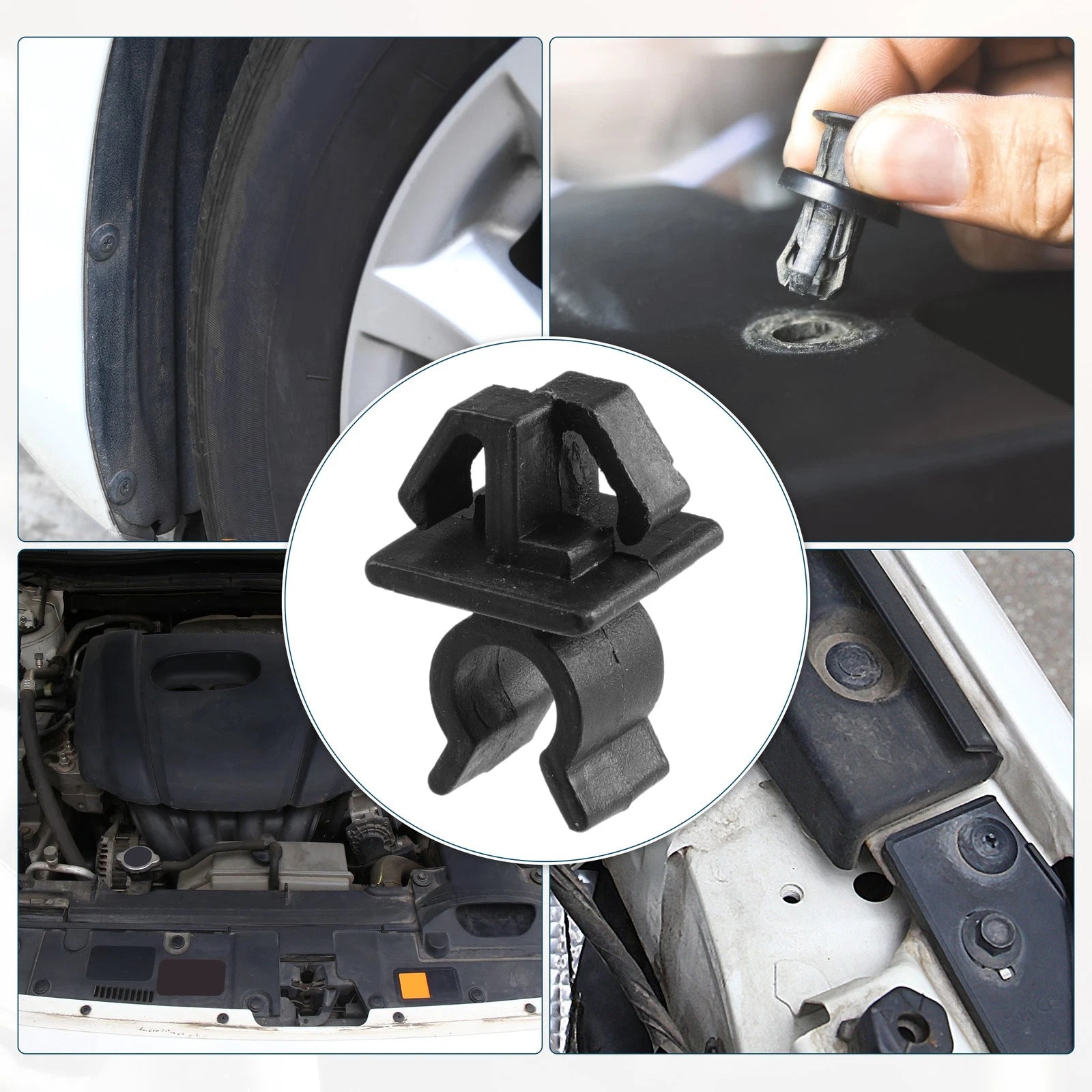 20pcs Hood Prop Rod Clip Retainer Replacement for Mazda CX-3 (2016–2023)