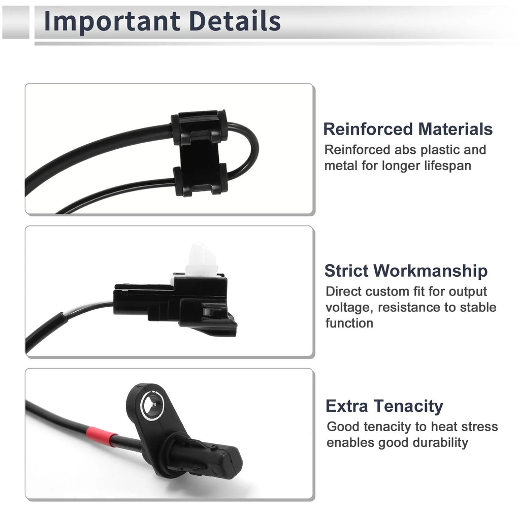ABS Wheel Speed Sensor Front for Hyundai Sonata (2011–2012)