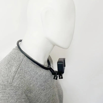 Adjustable Neck Mount for Filming Adventures 180° Comfortable Fit