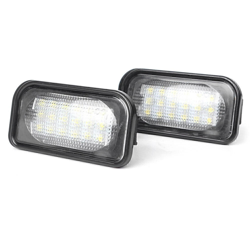 2X LED License Plate Light for Mercedes Benz W203 (2000–2007)