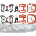 2pc Carb Repair Rebuild Kit for Johnson Evinrude (0439076, 439076, 392550, 18-7046)