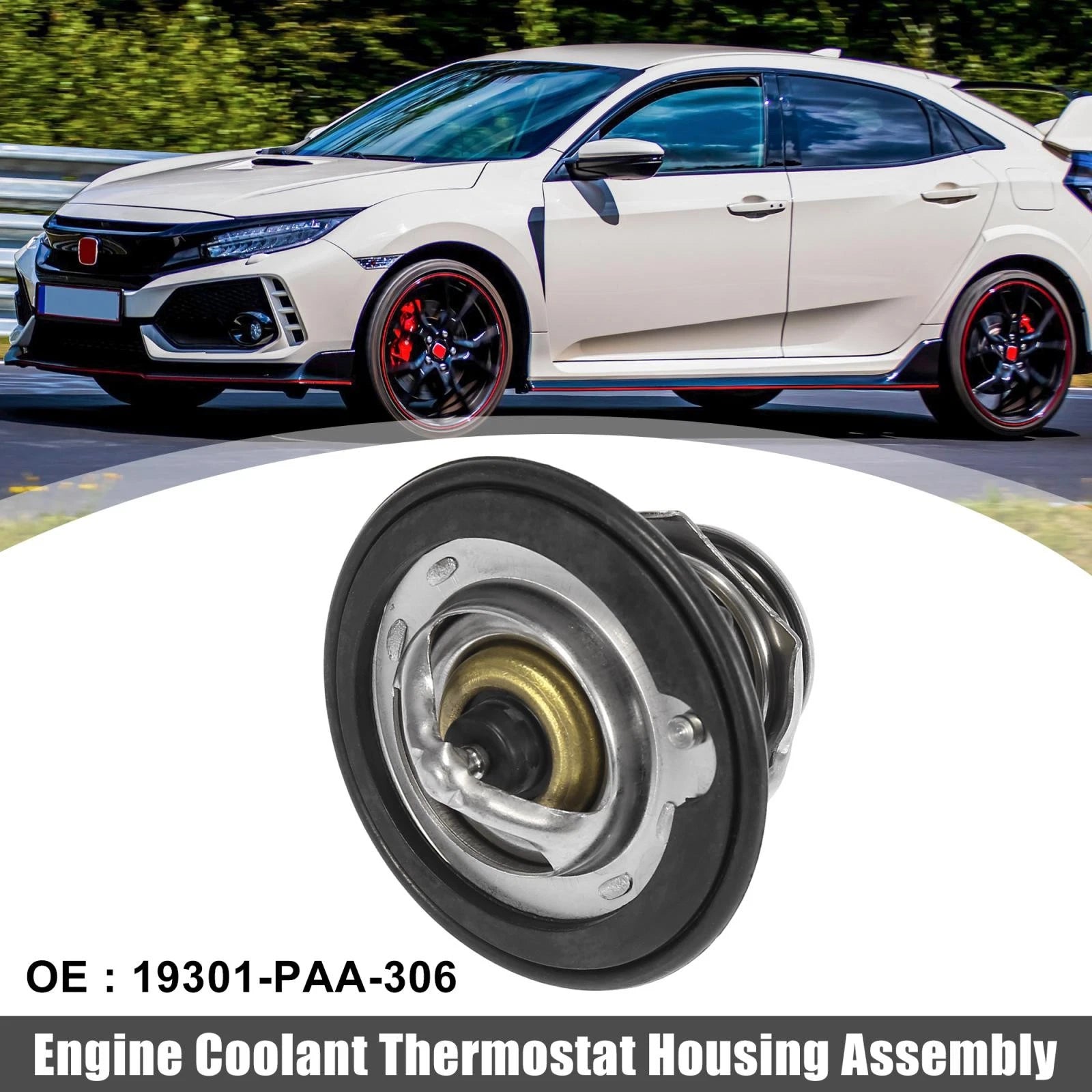 Engine Coolant Thermostat Housing Assembly for Honda Civic Accord (2001–2015)