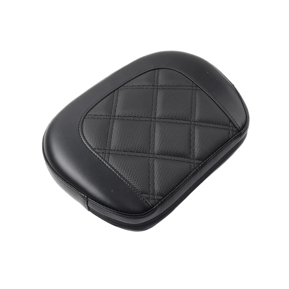 Sissy Bar Backrest Pad for Harley Electra Glide (2014–2023) - Black Stitching
