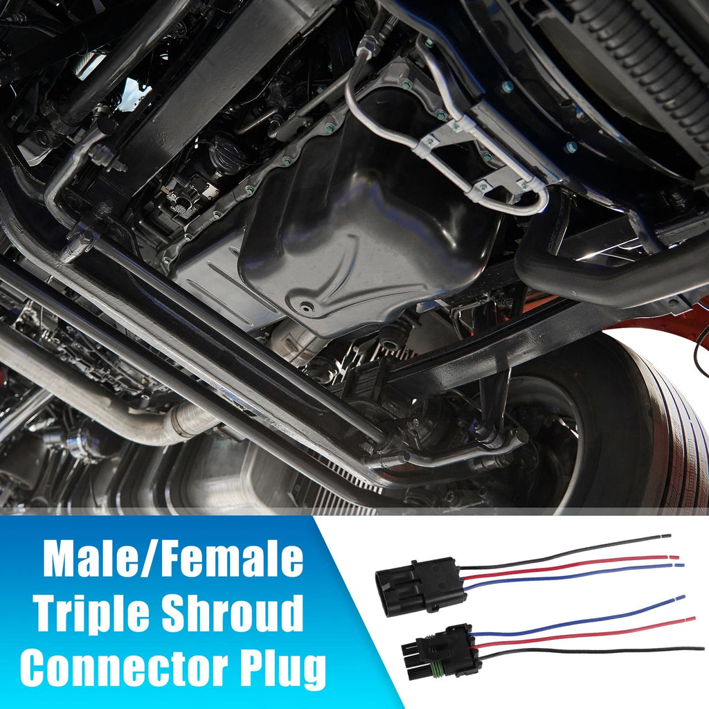 3-Pin Connector Plug Triple Shroud for BMW (2005–2015)
