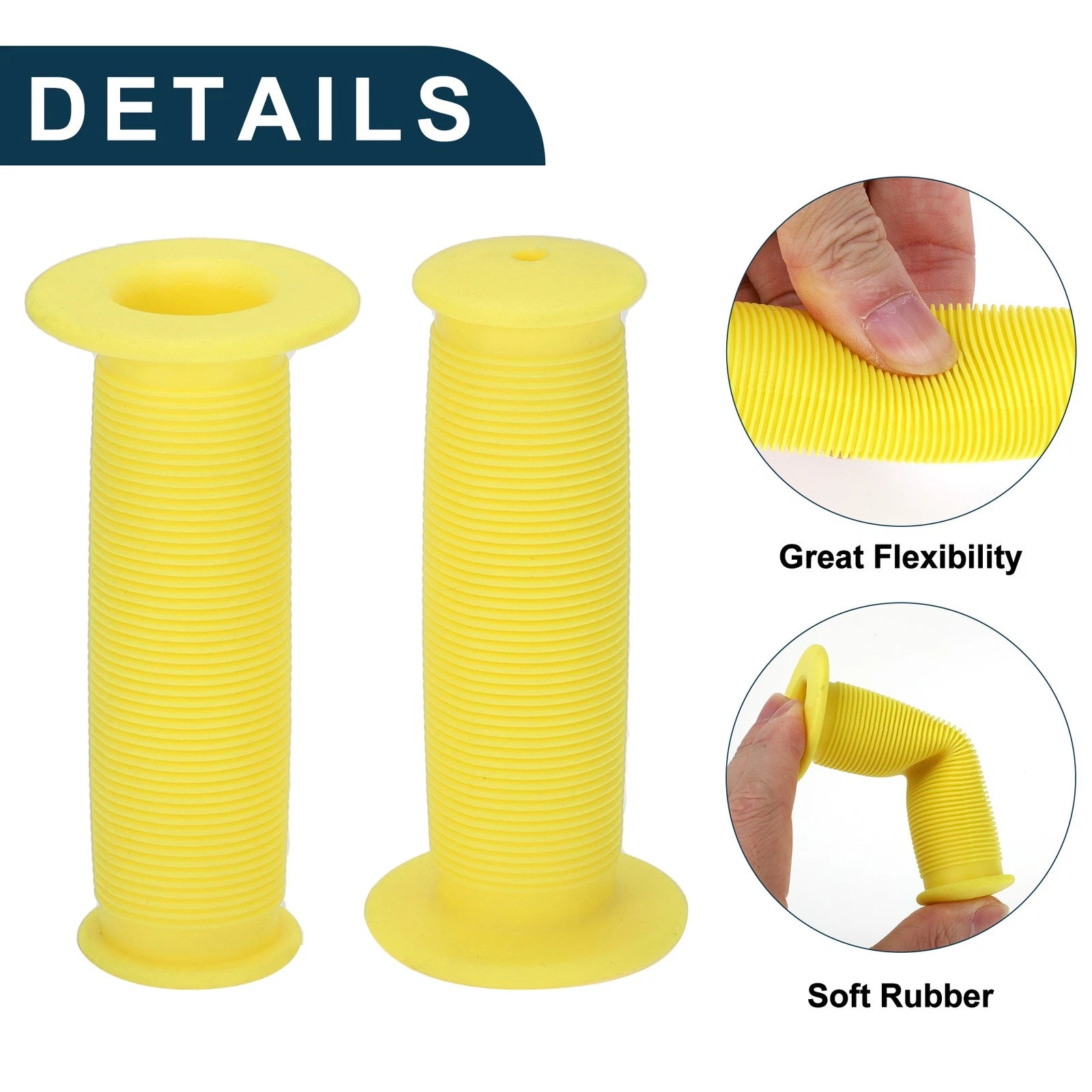 Bike Handlebar Grip Cover 100mm Lightweight End Grip Protector 1 Pair