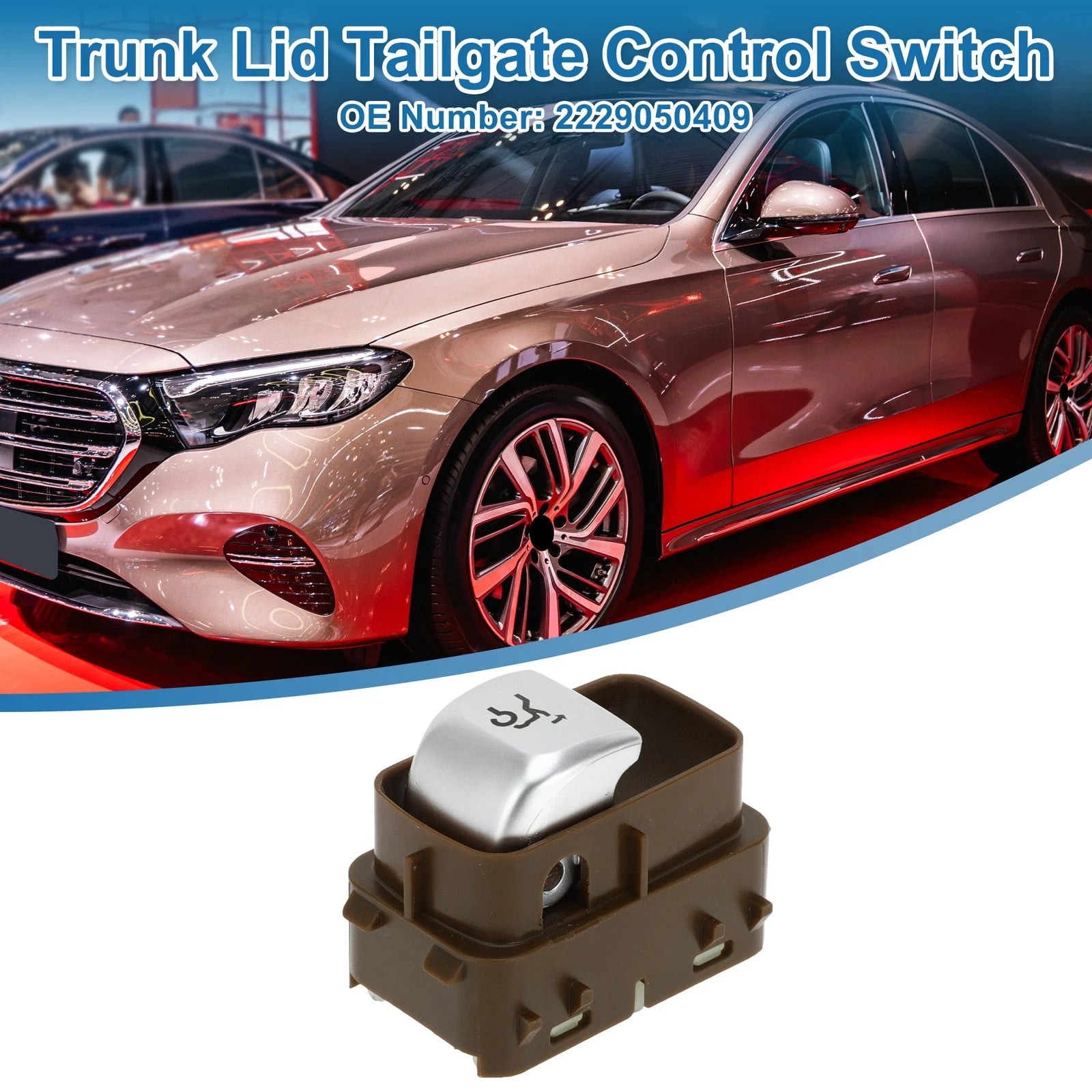 Trunk Release Switch Replacement for Mercedes E200 E300 AMG S 65 L (2021–2023)