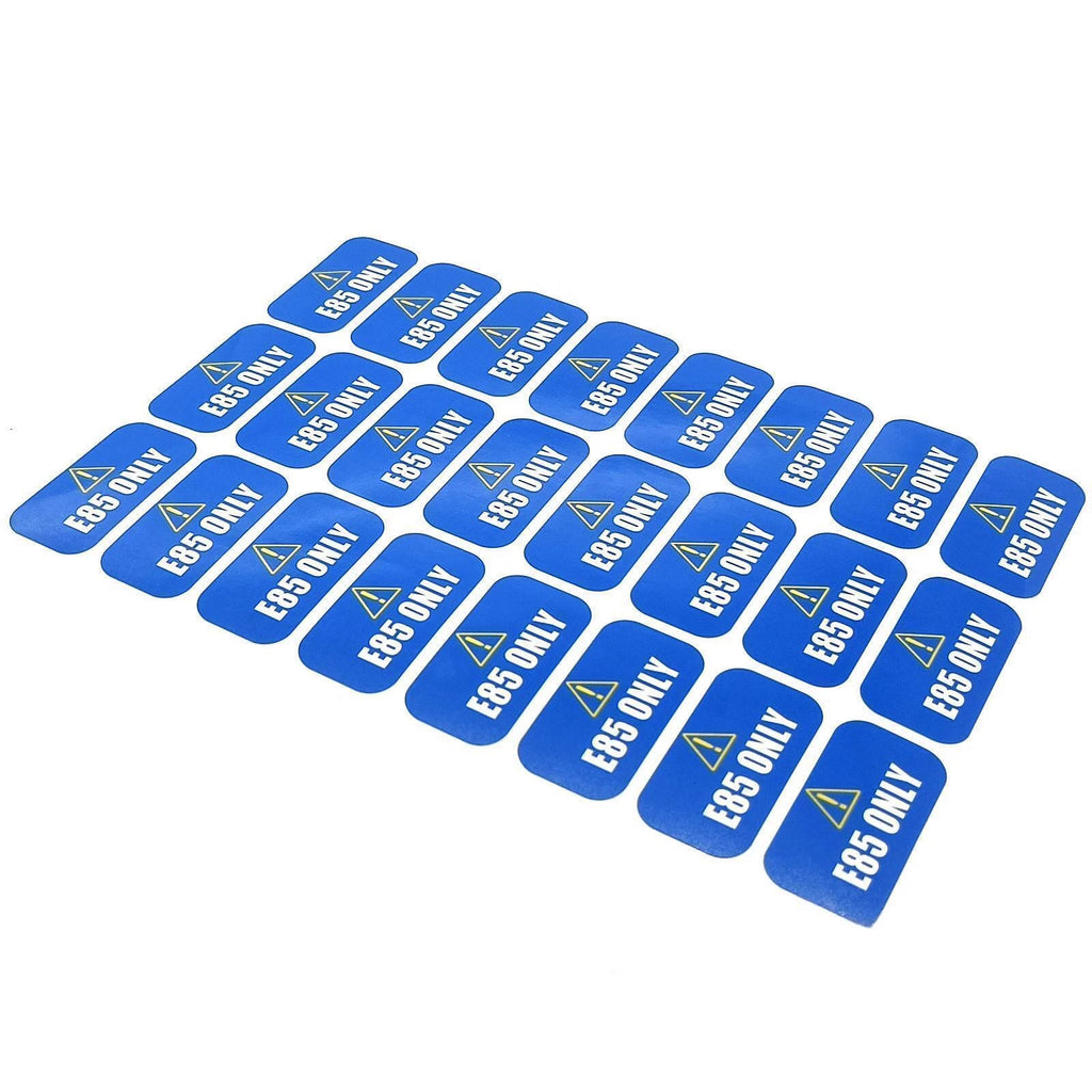 E85 Sticker for Fleet Vehicles Gas Cap (Weather Resistant)