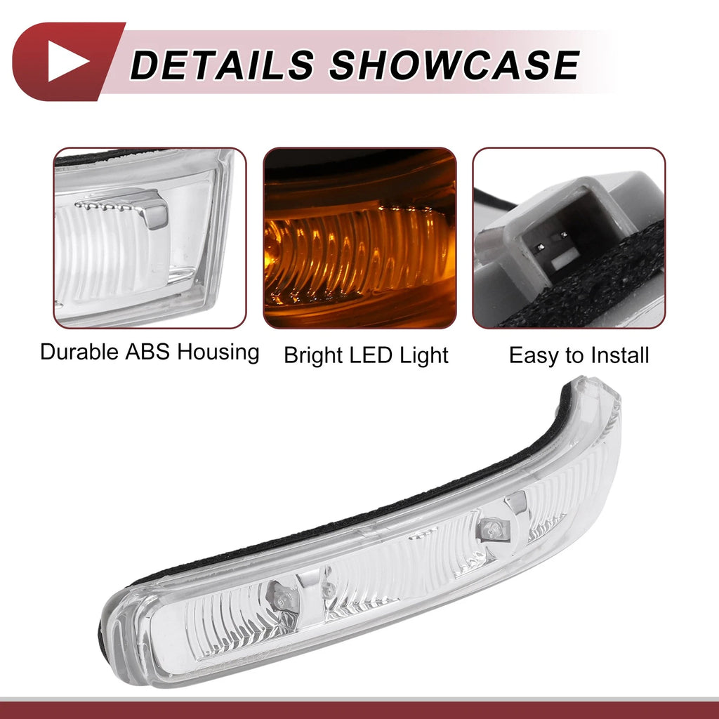 Front Left LED Mirror Turn Signal Light for Kia Borrego (2008–2015) No. 876132J000