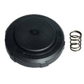 Replacement grass cutting head cover spring and base for outdoor use